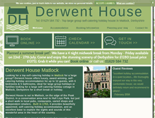 Tablet Screenshot of derwenthouse.co.uk